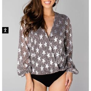 Buddy Love Katrina Surplice Bodysuit